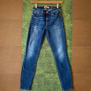 7 For All Mankind Bair Authentic The Ankle Skinny Jeans